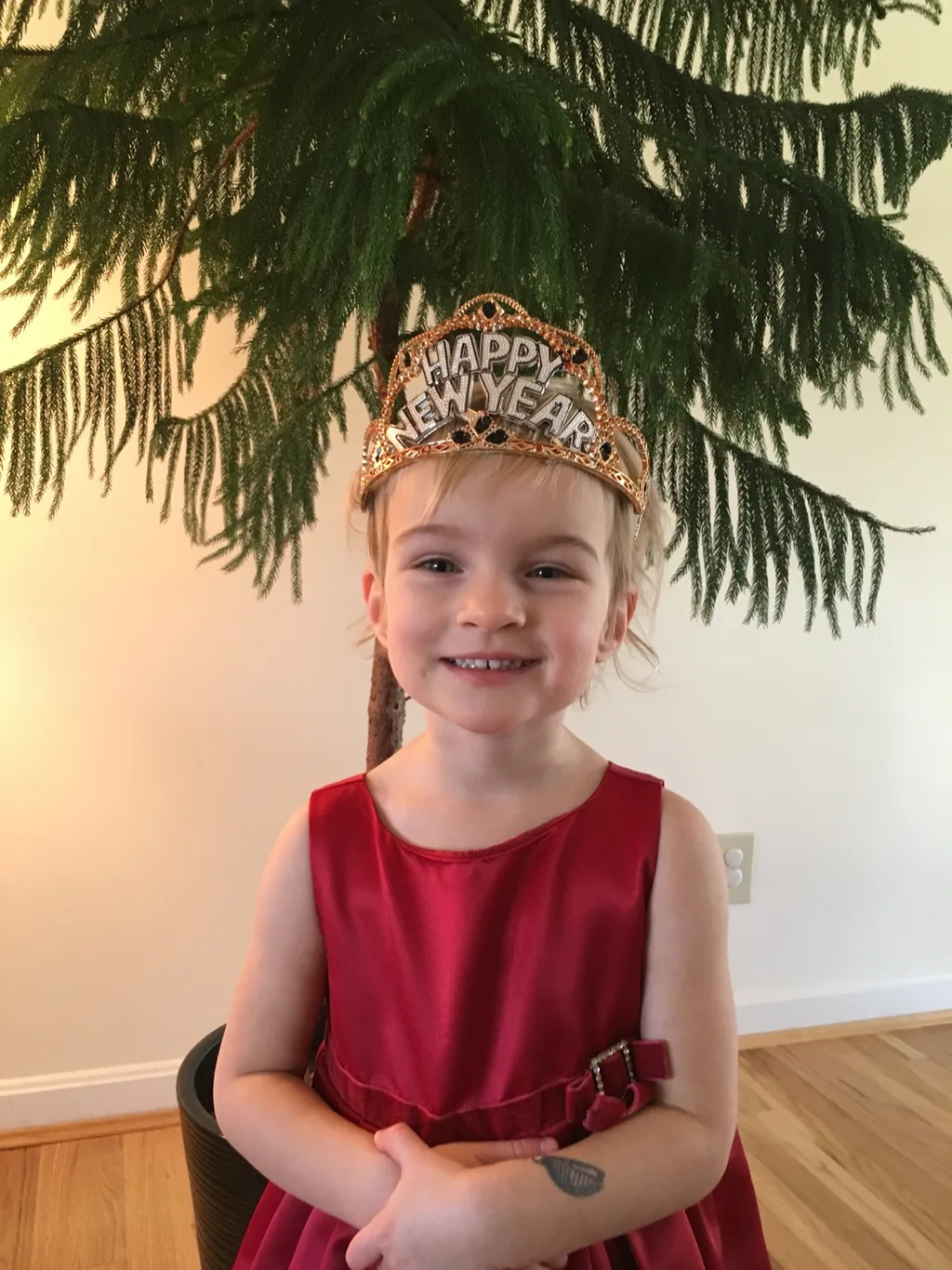 Josie is still very enthusiastic about celebrating the new year.