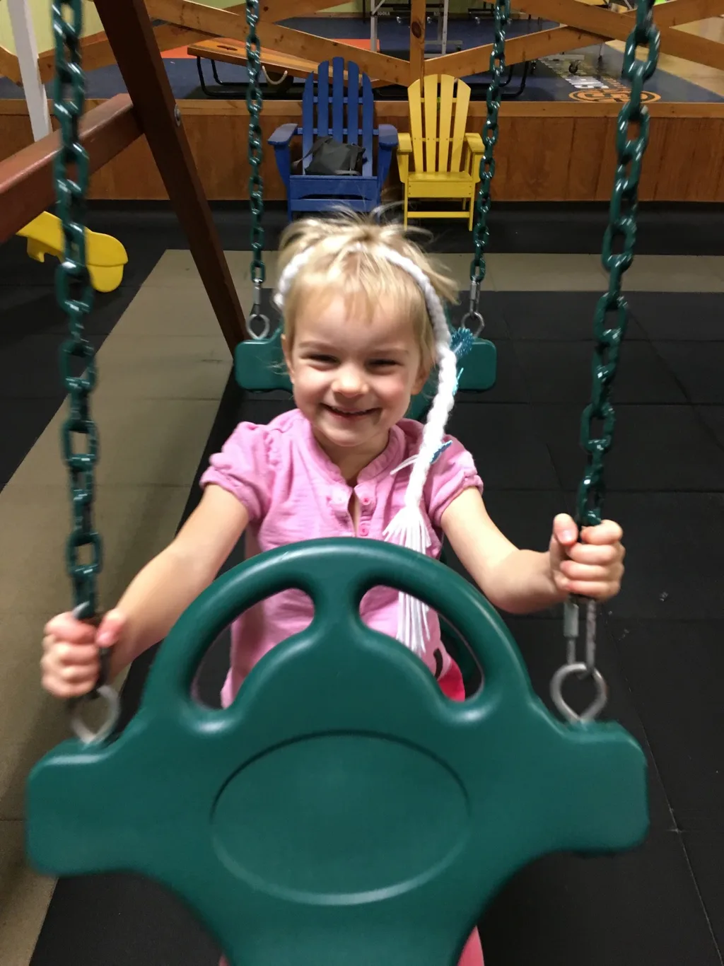 Recreations Outlet is always fun, but we especially enjoy it when it’s not crowded on a Madeira Moms play date morning (last Friday).