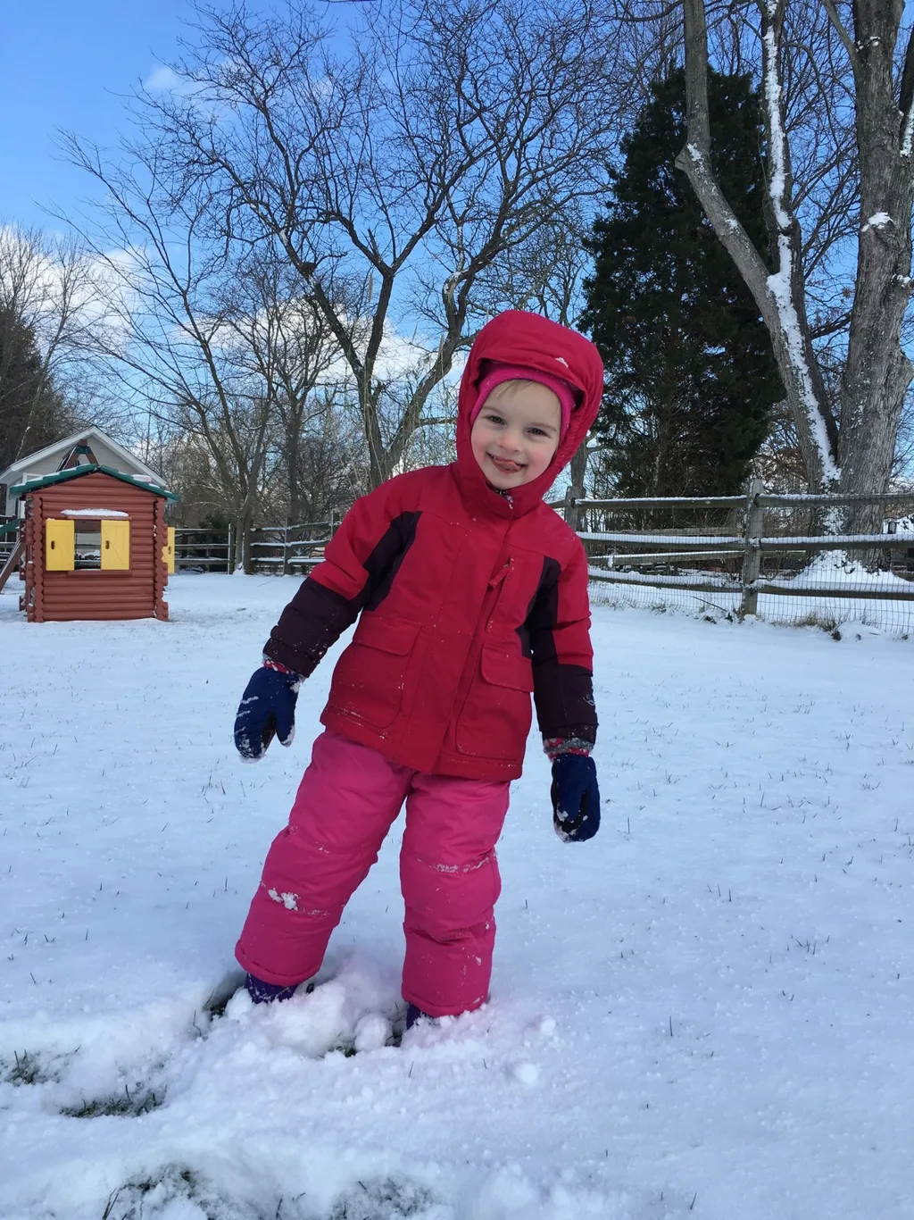 More fun in the snow.