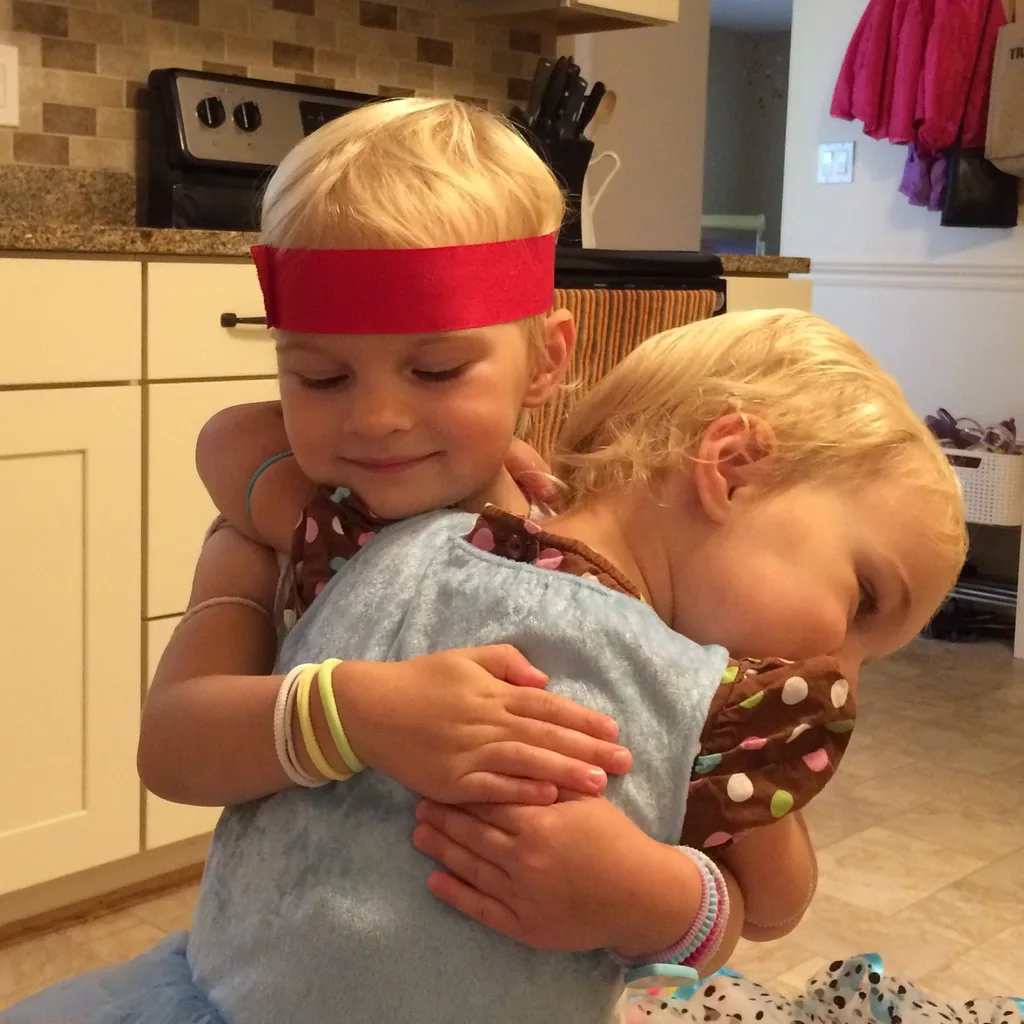 The results of the twin DNA test are back, and these two rascals are in fact identical twins! I told the girls and Gwen asked “is that the same or different?” I said the same. And she said “but I want to be different!” I assured her that they are still unique, but that now we know why so few people can tell them apart. What a surprise!