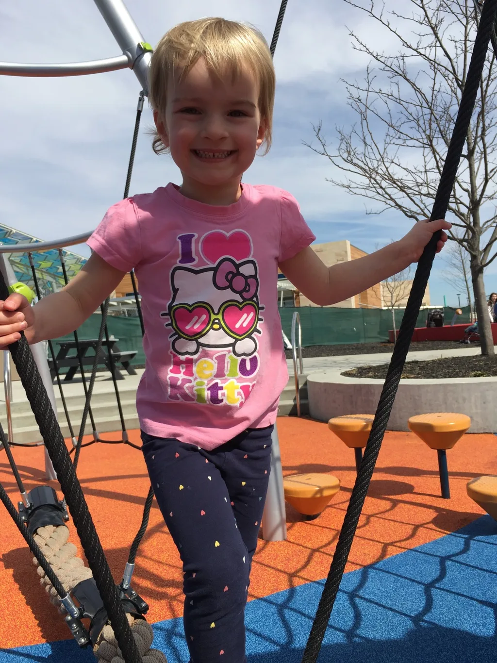 After monkeying around at Summit Park, Gwen and Josie got to enjoy their very first Dairy Queen ice cream.