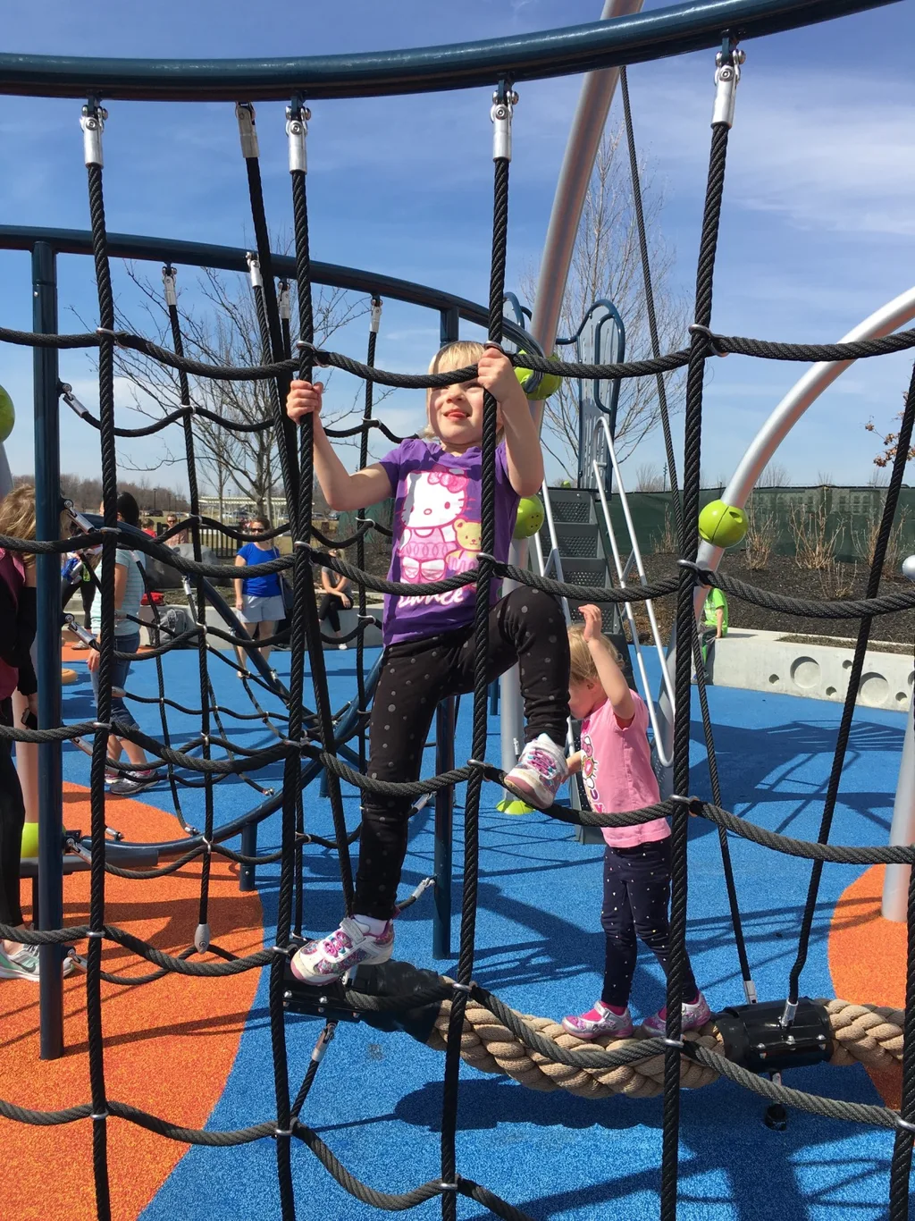 After monkeying around at Summit Park, Gwen and Josie got to enjoy their very first Dairy Queen ice cream.