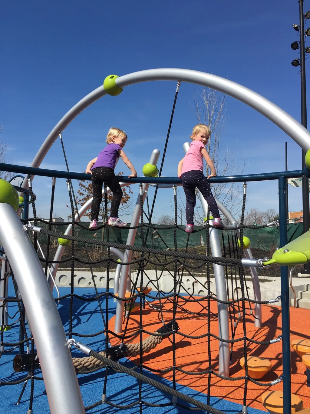 After monkeying around at Summit Park, Gwen and Josie got to enjoy their very first Dairy Queen ice cream.