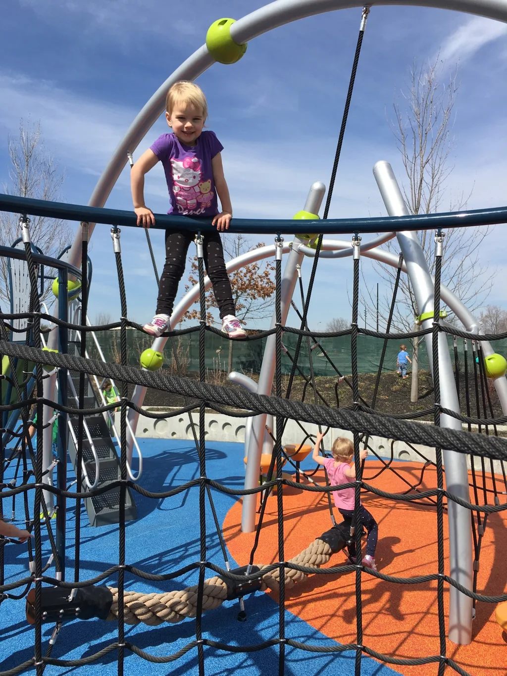 After monkeying around at Summit Park, Gwen and Josie got to enjoy their very first Dairy Queen ice cream.