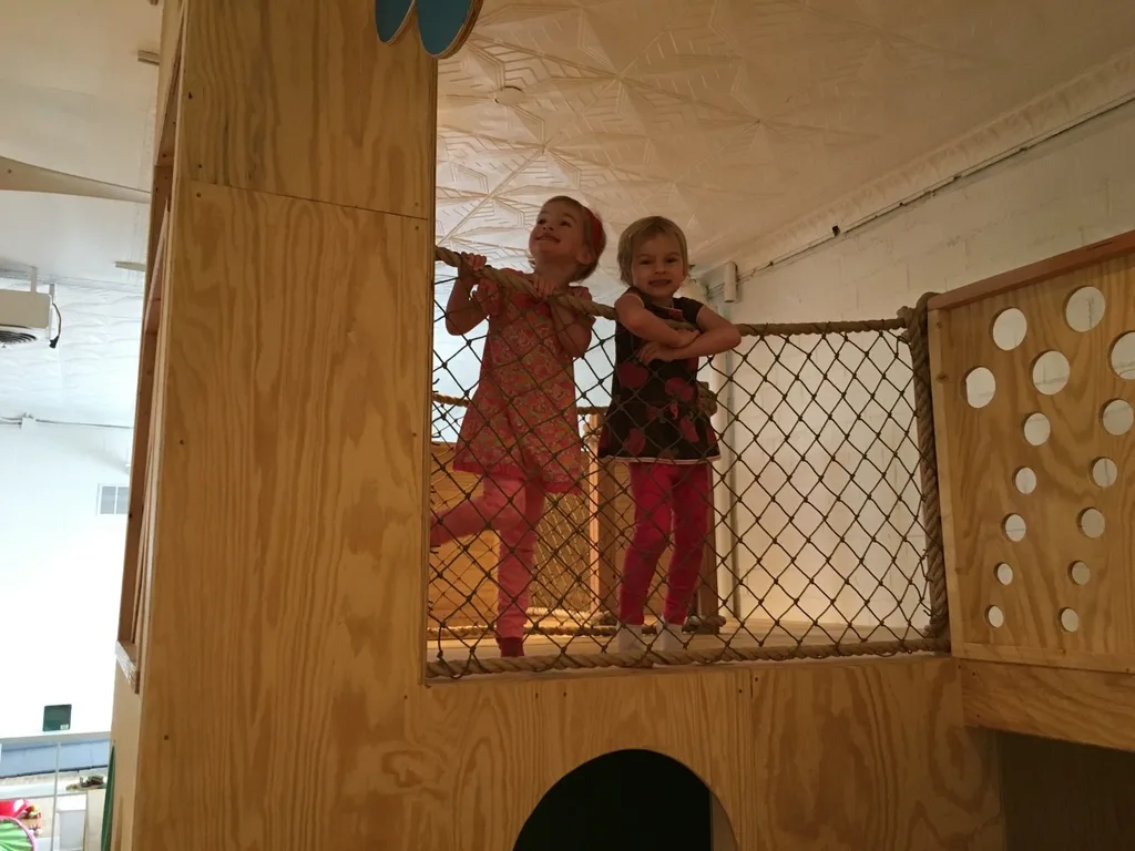 Gwen and Josie loved playing at Red Balloon this morning. In fact, they liked it so much that we returned with Abby after school.