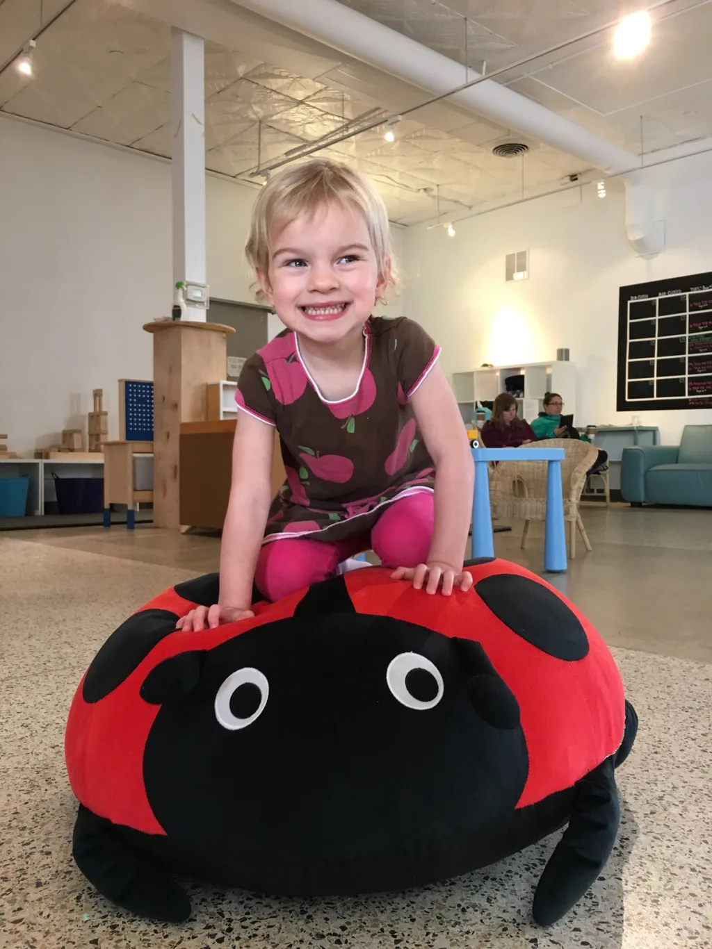 Gwen and Josie loved playing at Red Balloon this morning. In fact, they liked it so much that we returned with Abby after school.
