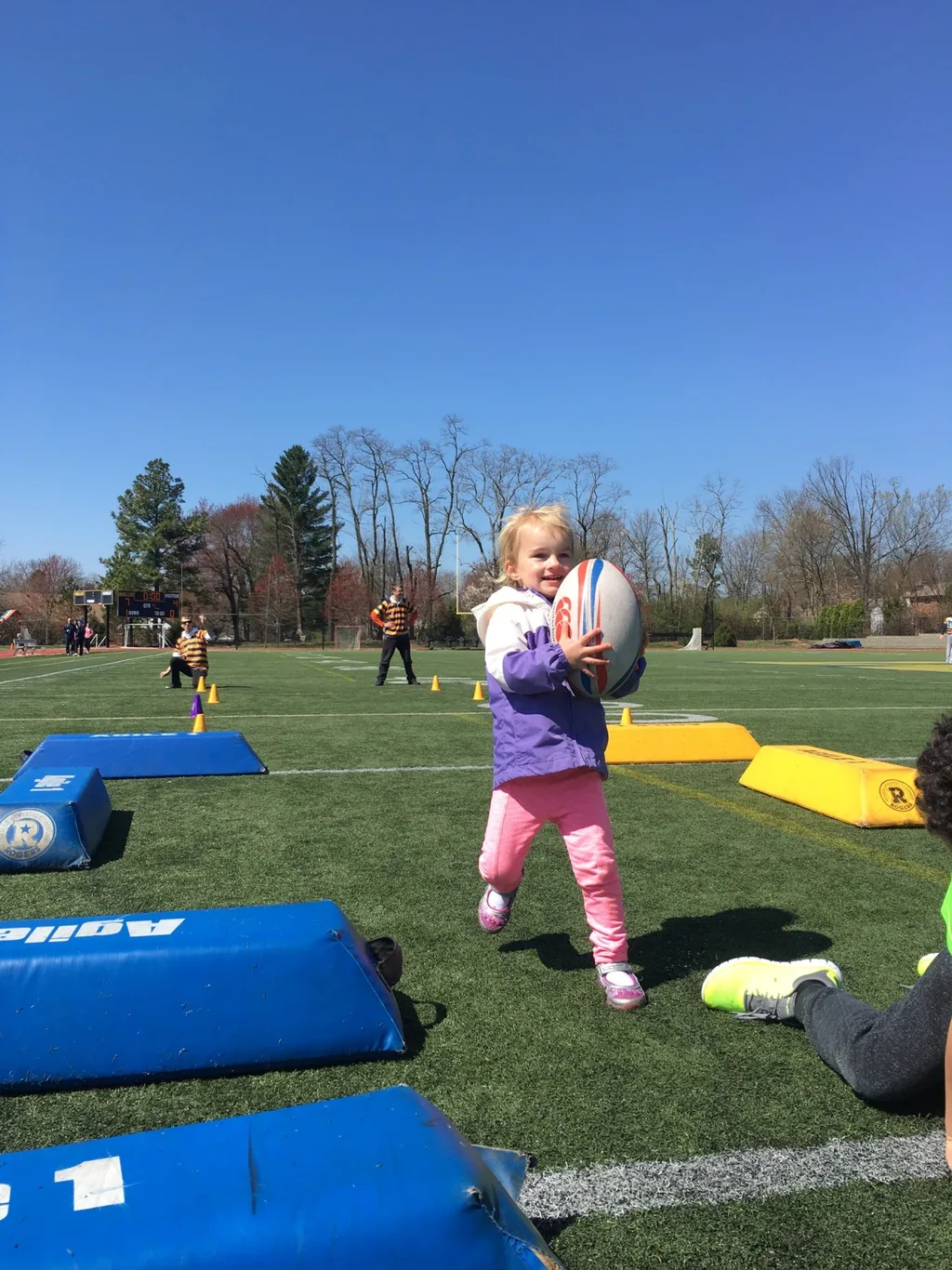 Two Easter egg hunts in one day! Candy, games, friends… what a fun day!