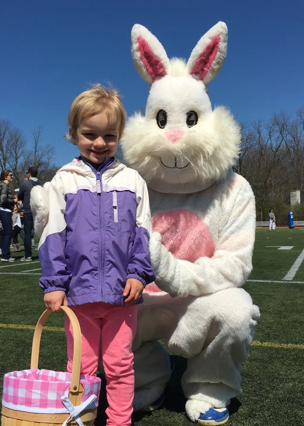 Two Easter egg hunts in one day! Candy, games, friends… what a fun day!
