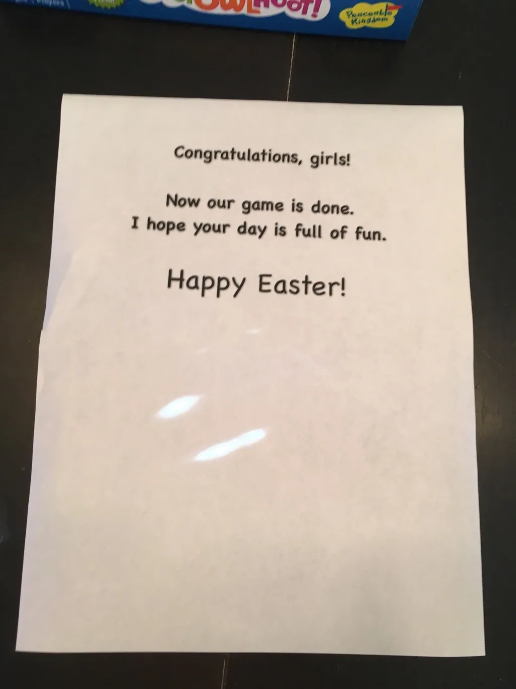 We had such a lovely Easter! And, our new Easter tradition was a hit!