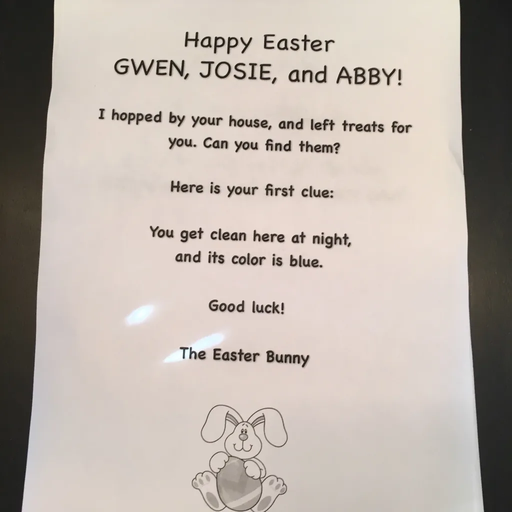 We had such a lovely Easter! And, our new Easter tradition was a hit!