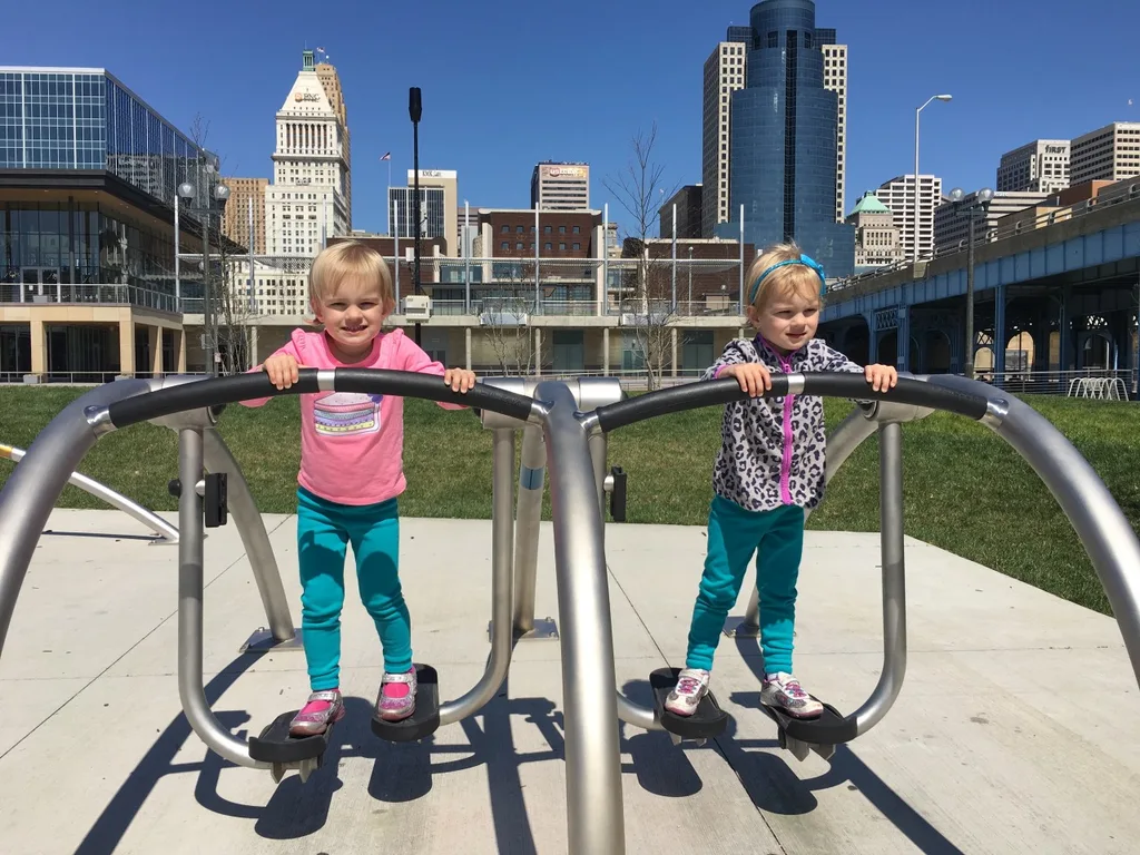 After storytime today, we had wonderful time with friends at Smale Riverfront park.