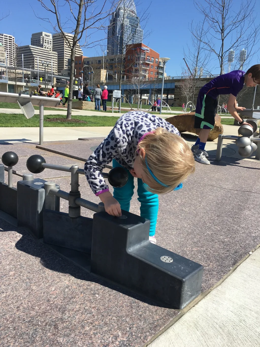 After storytime today, we had wonderful time with friends at Smale Riverfront park.