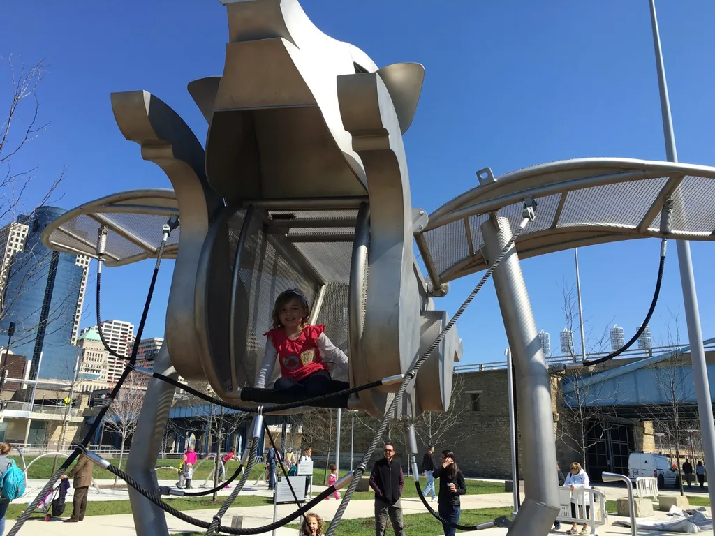 After storytime today, we had wonderful time with friends at Smale Riverfront park.