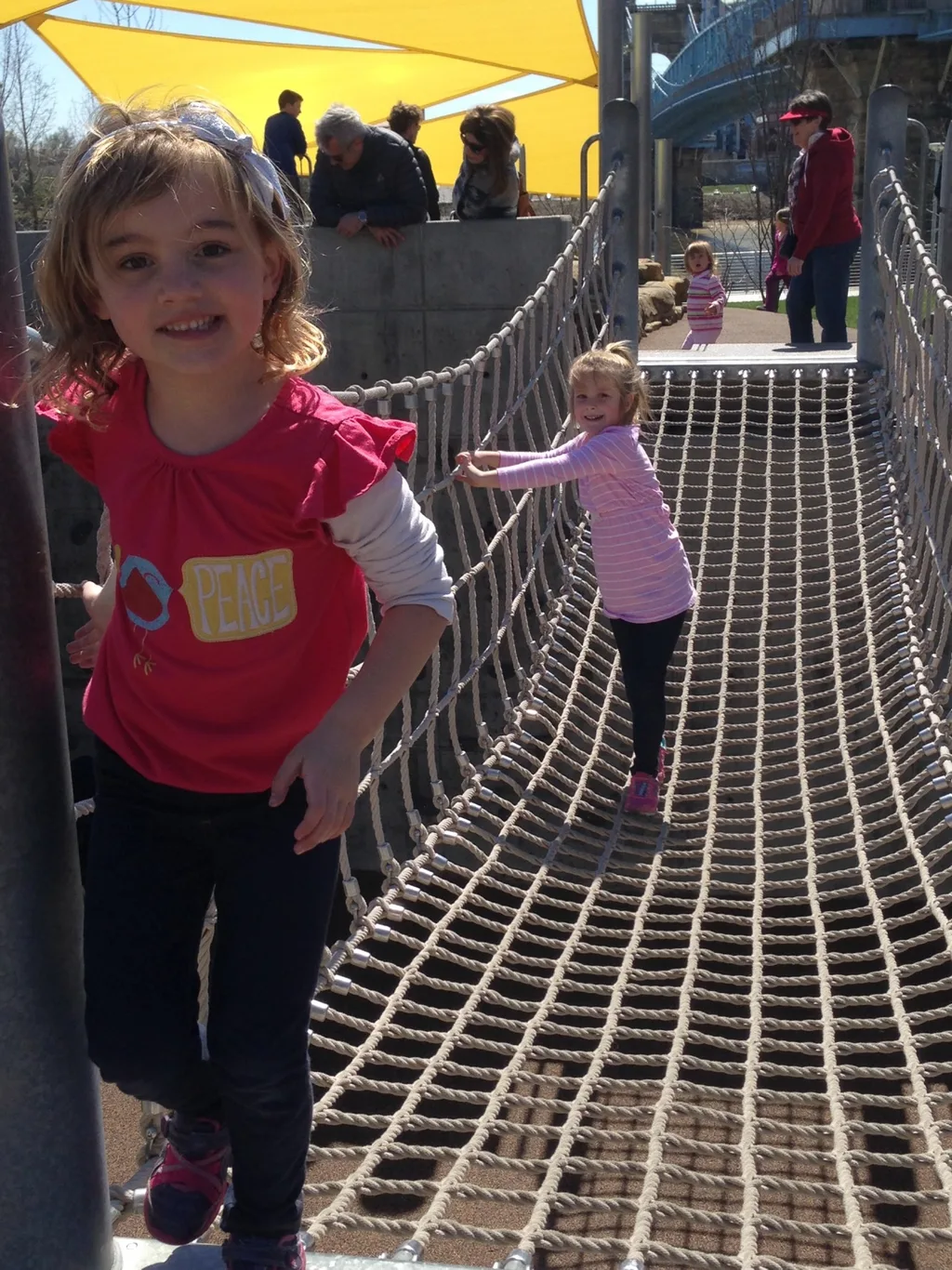 After storytime today, we had wonderful time with friends at Smale Riverfront park.