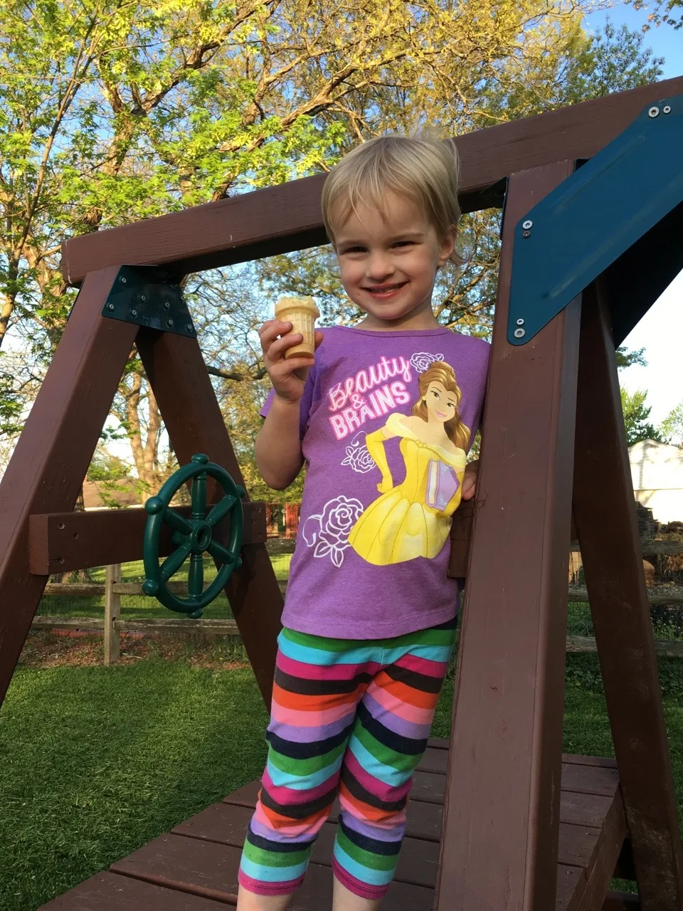 With one garden project, two soccer games, and three girls to entertain, I wish we had more than four adult hands this weekend. Busy, tiring, but fun!