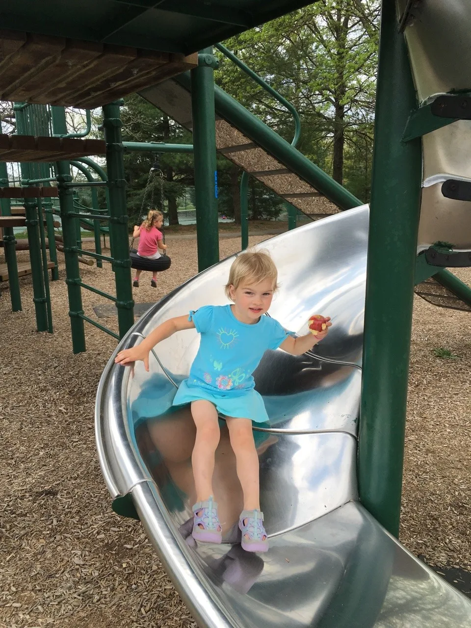 It was a double park day for us! We visited two lovely Indian Hill parks. Camp Livingston in the morning and (King) Stephan Field in the afternoon.