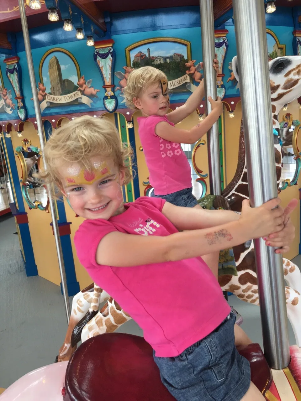 We spent the first day of summer vacation on bikes and picnicking at Smale Riverfront Park with Auntie Em.
