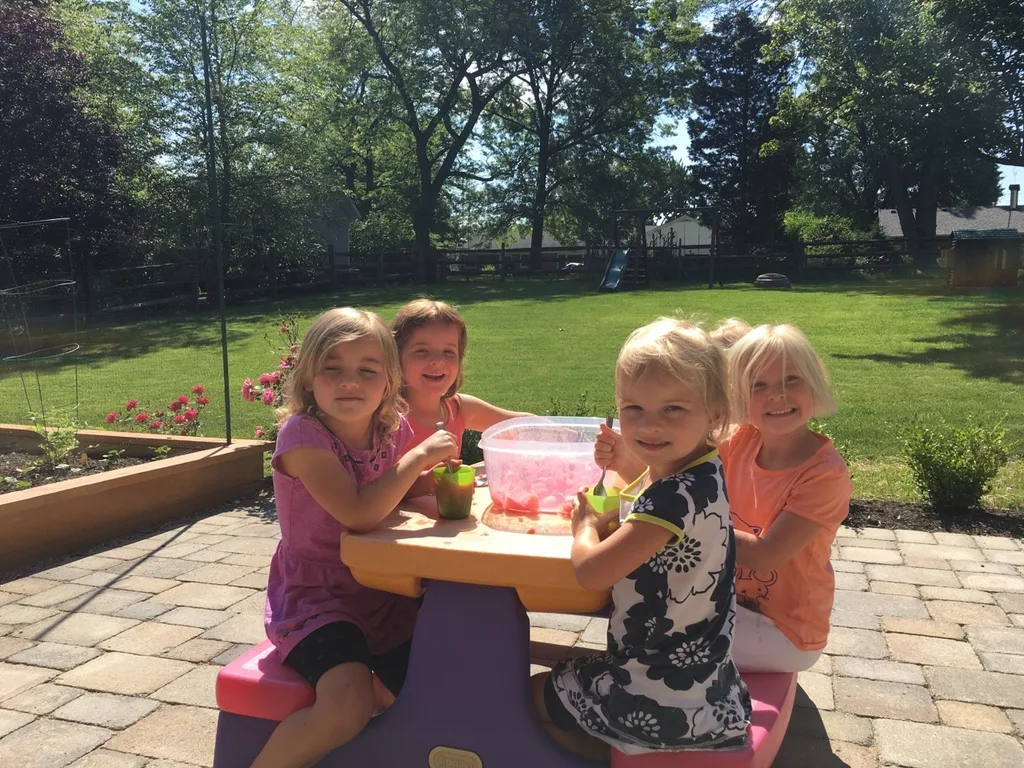 Someone may have had too much fun with Emma and Tessa today!