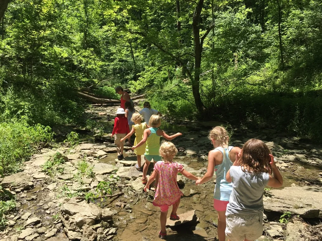I am so proud of these Daisy Girl Scouts (and sisters)! They all did such a great job hiking and creeking today at French Park! And, they had a really good time too!