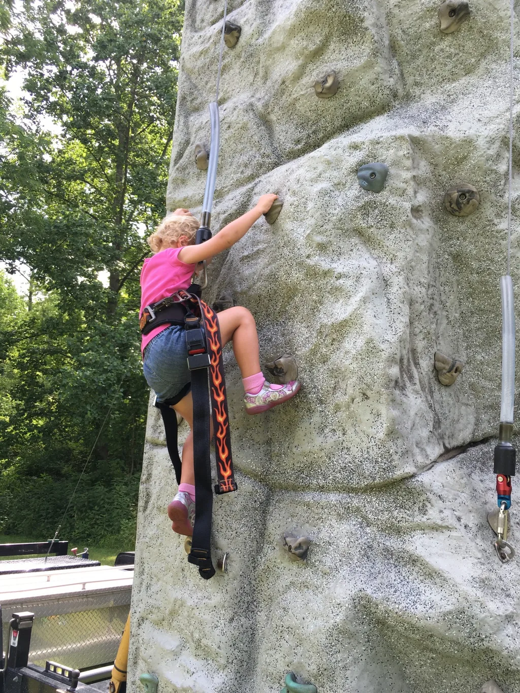 Gwen and Josie joined the other pixies at Girl Scout camp today.