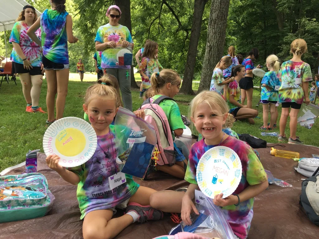 Today was the final day of our fun, but exhausting week at Girl Scout camp. The girls played “all camp games” and cooled off with a walk in the creek.