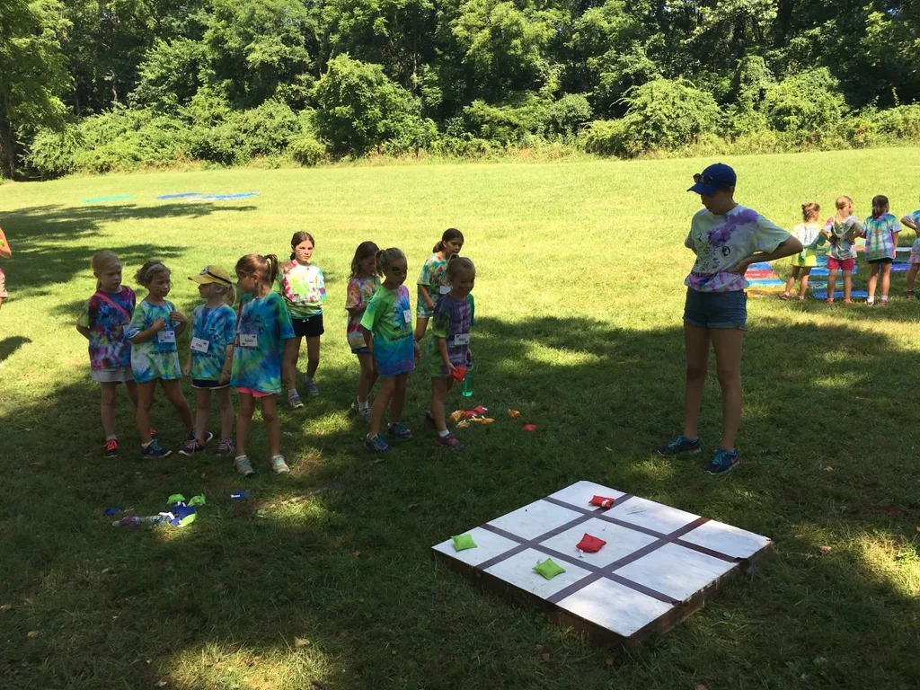 Today was the final day of our fun, but exhausting week at Girl Scout camp. The girls played “all camp games” and cooled off with a walk in the creek.