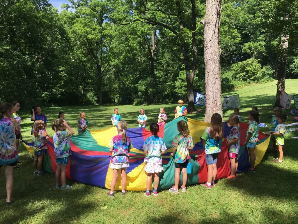 Today was the final day of our fun, but exhausting week at Girl Scout camp. The girls played “all camp games” and cooled off with a walk in the creek.