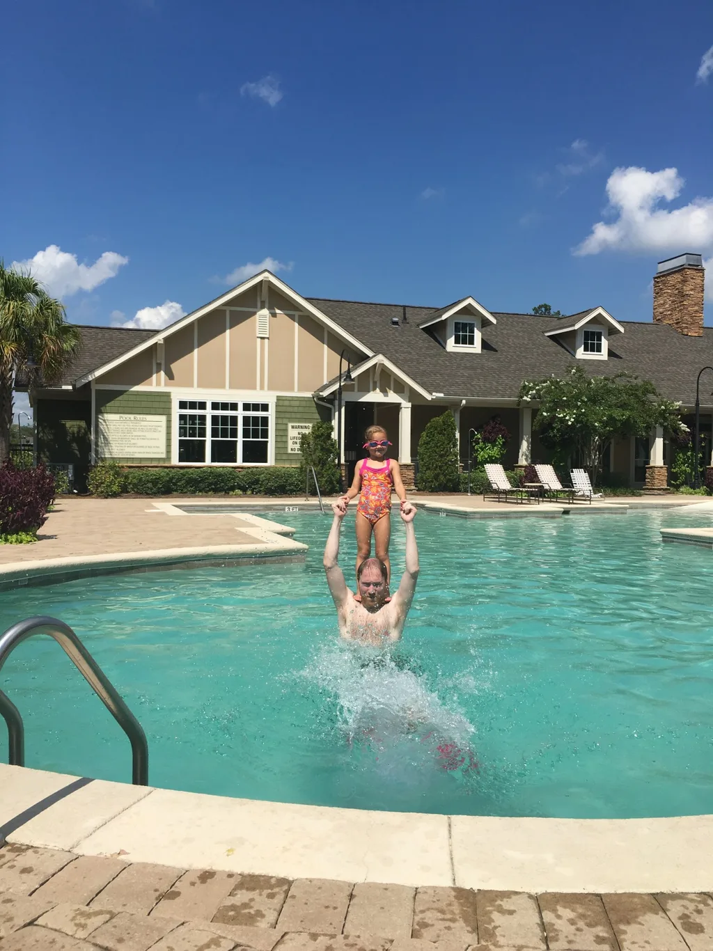 Vacation day 2: some driving, swimming, bowling, eating, ands lots of hugging. The girls were thrilled to see their Auntie Em.