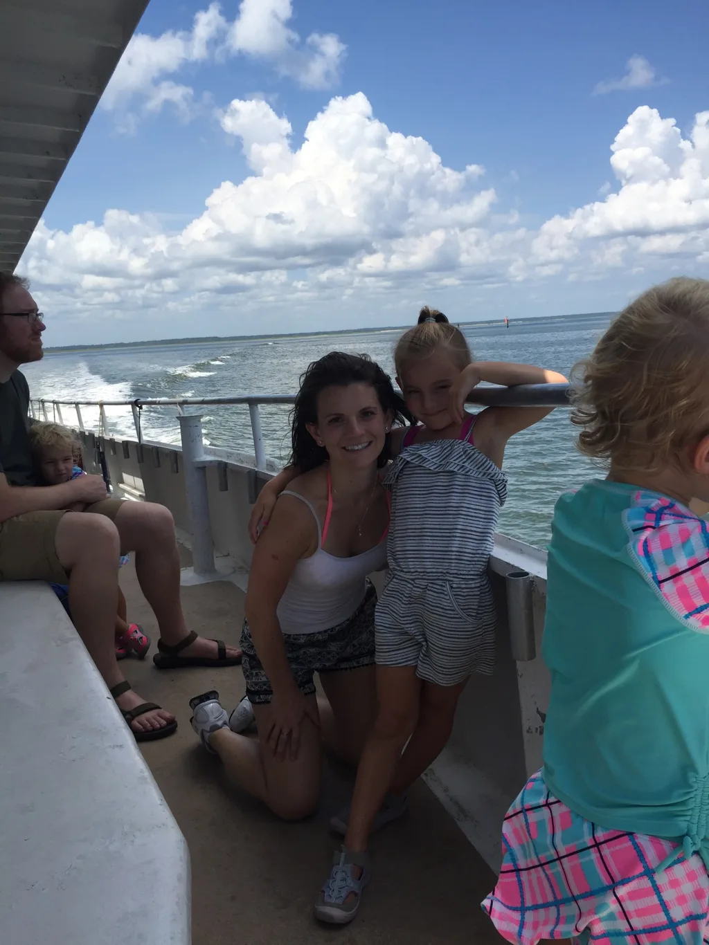 Vacation day 4: We took a ferry over to the beautiful Cumberland Island National Seashore today. It was incredible to see wild horses and manatees. Unfortunately, hiking with little ones in the Georgia heat is not much fun. One day, perhaps we’ll go back to see the ruins and the other side of the island.