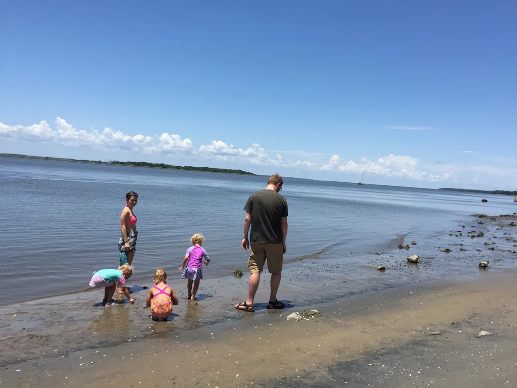 Vacation day 4: We took a ferry over to the beautiful Cumberland Island National Seashore today. It was incredible to see wild horses and manatees. Unfortunately, hiking with little ones in the Georgia heat is not much fun. One day, perhaps we’ll go back to see the ruins and the other side of the island.