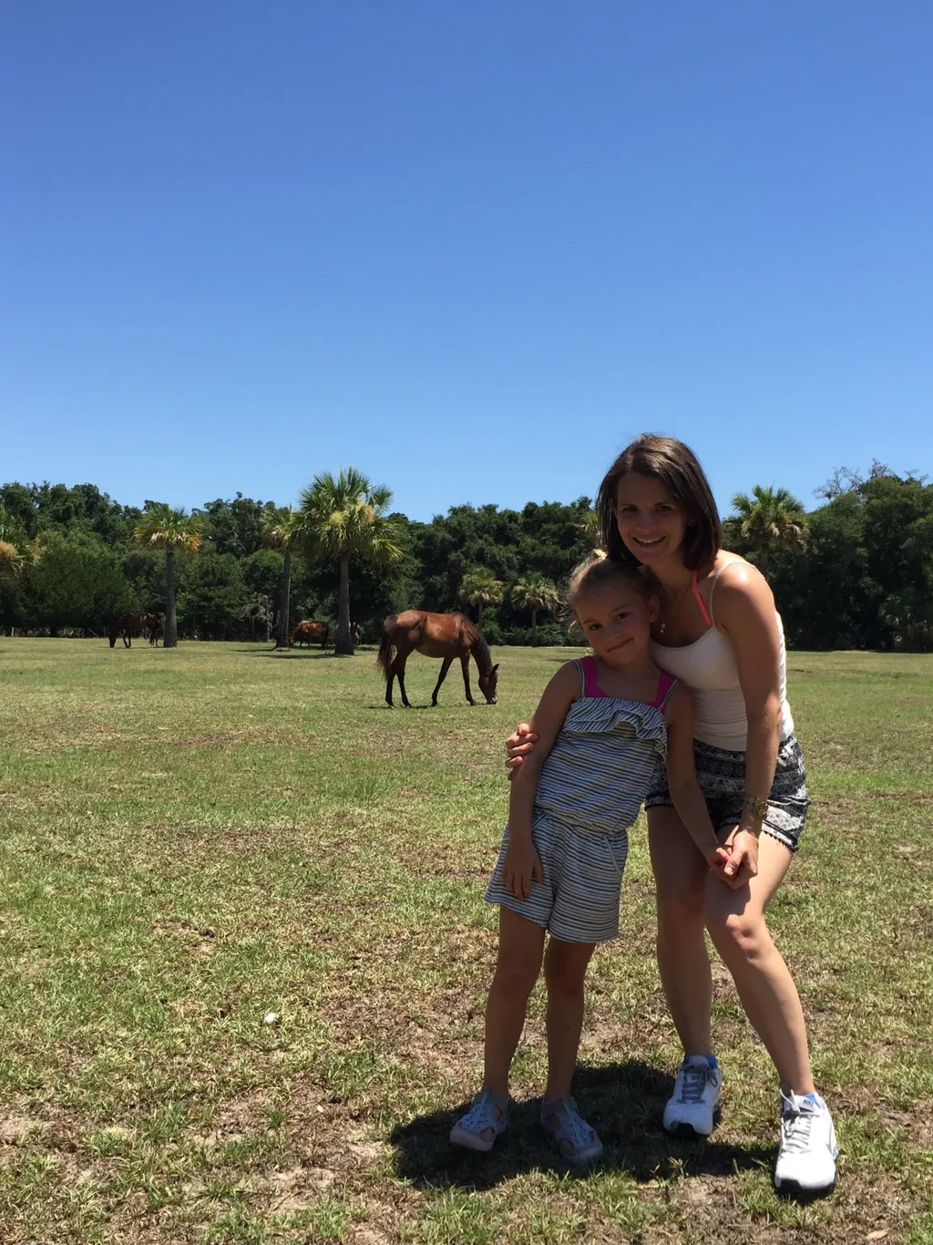 Vacation day 4: We took a ferry over to the beautiful Cumberland Island National Seashore today. It was incredible to see wild horses and manatees. Unfortunately, hiking with little ones in the Georgia heat is not much fun. One day, perhaps we’ll go back to see the ruins and the other side of the island.