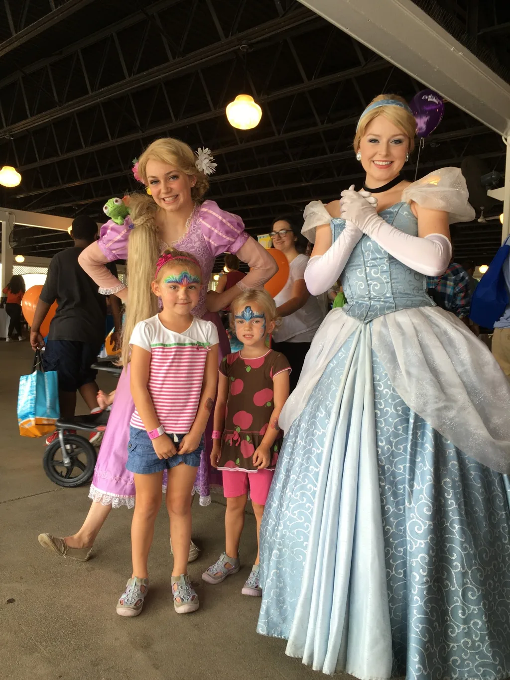 Face-painting AND princesses!