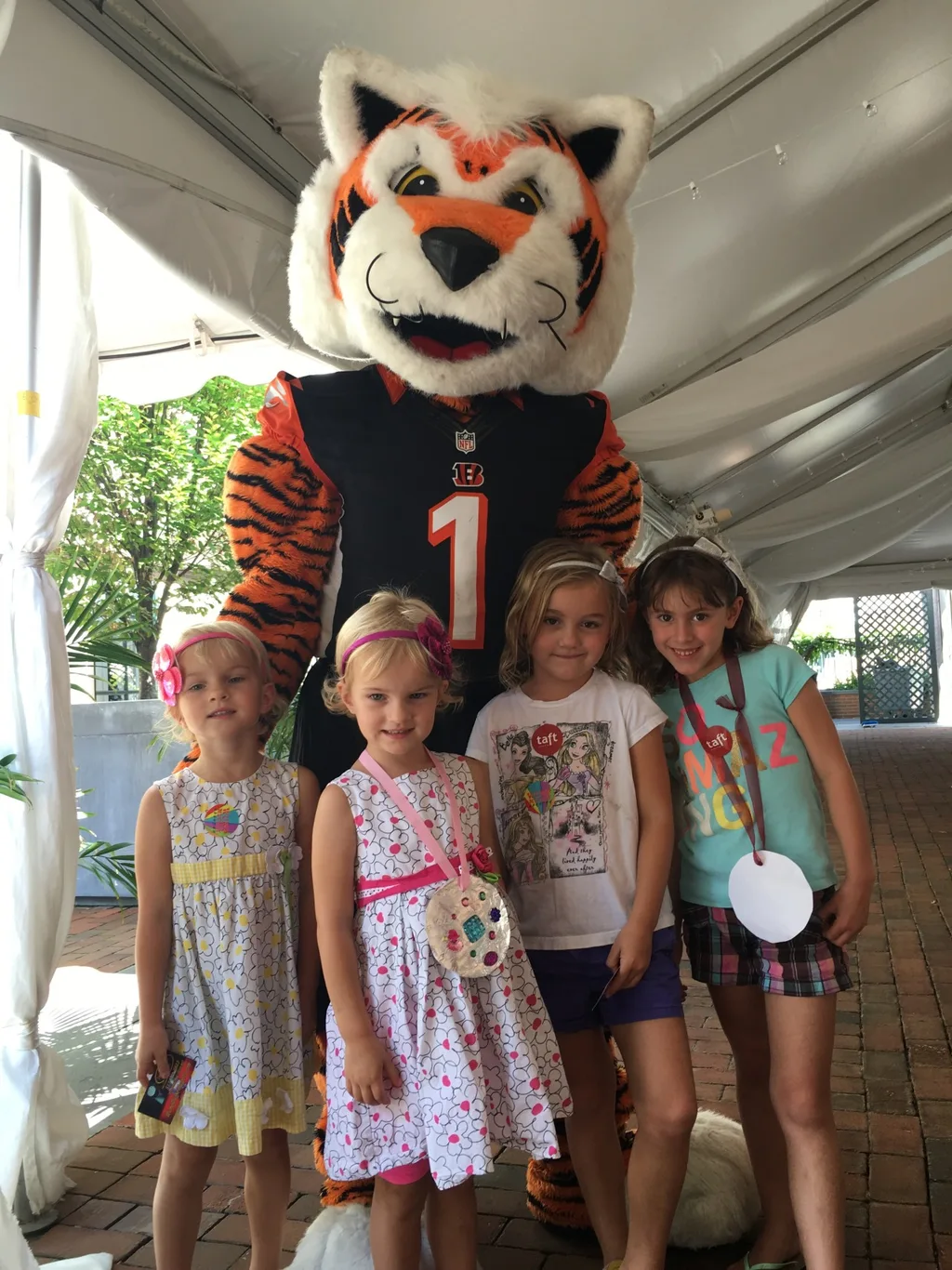 Crafts, games, a puppet show, a tiger – Sunday Funday at the Taft Museum of Art.