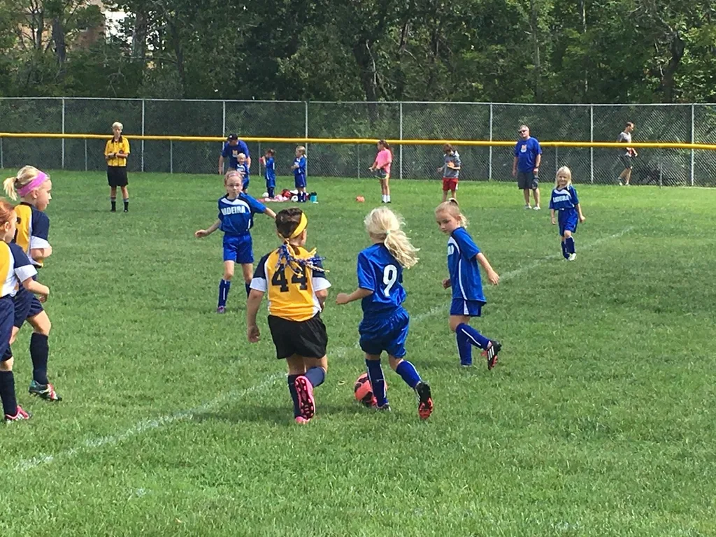 First soccer game of the year was a loss against Mariemont, but they played hard and seemed to have fun!