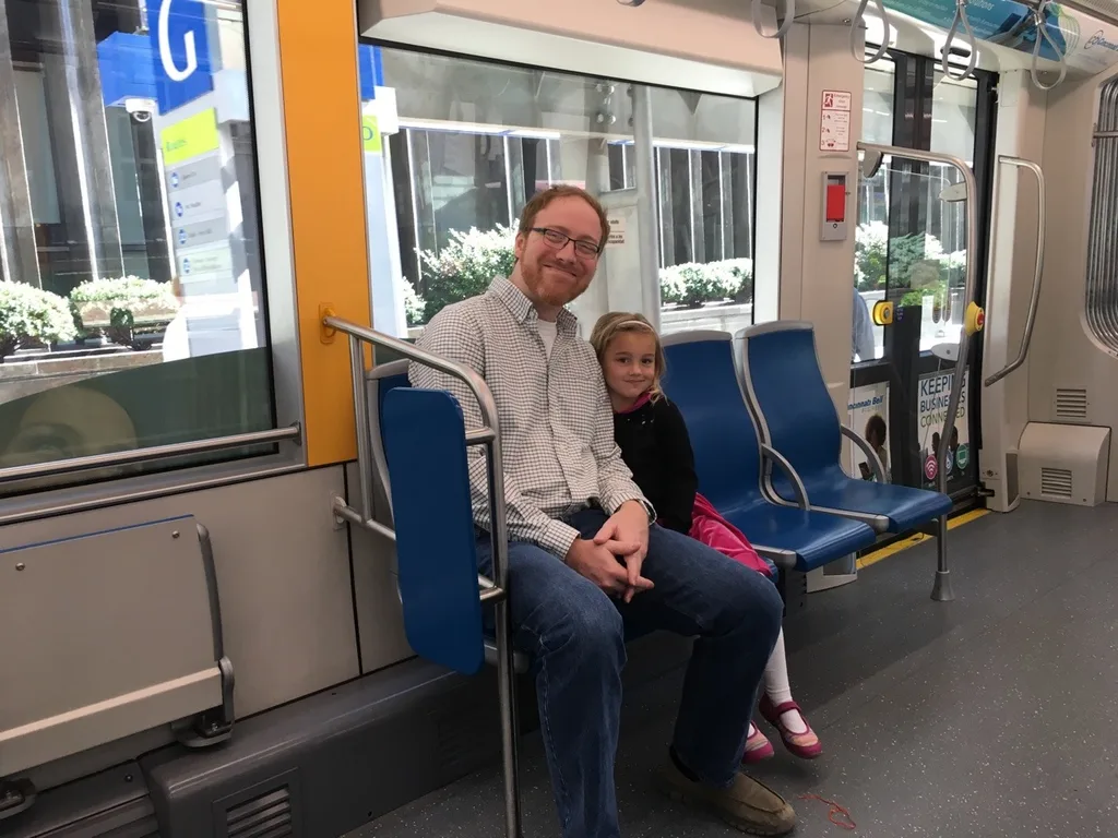 During the car trip Abby asked “what does downtown mean?” For us, today, it meant a place bustling with people, novelty, and culture. We greatly enjoyed the CTC’s Alice in Wonderland and our streetcar ride.