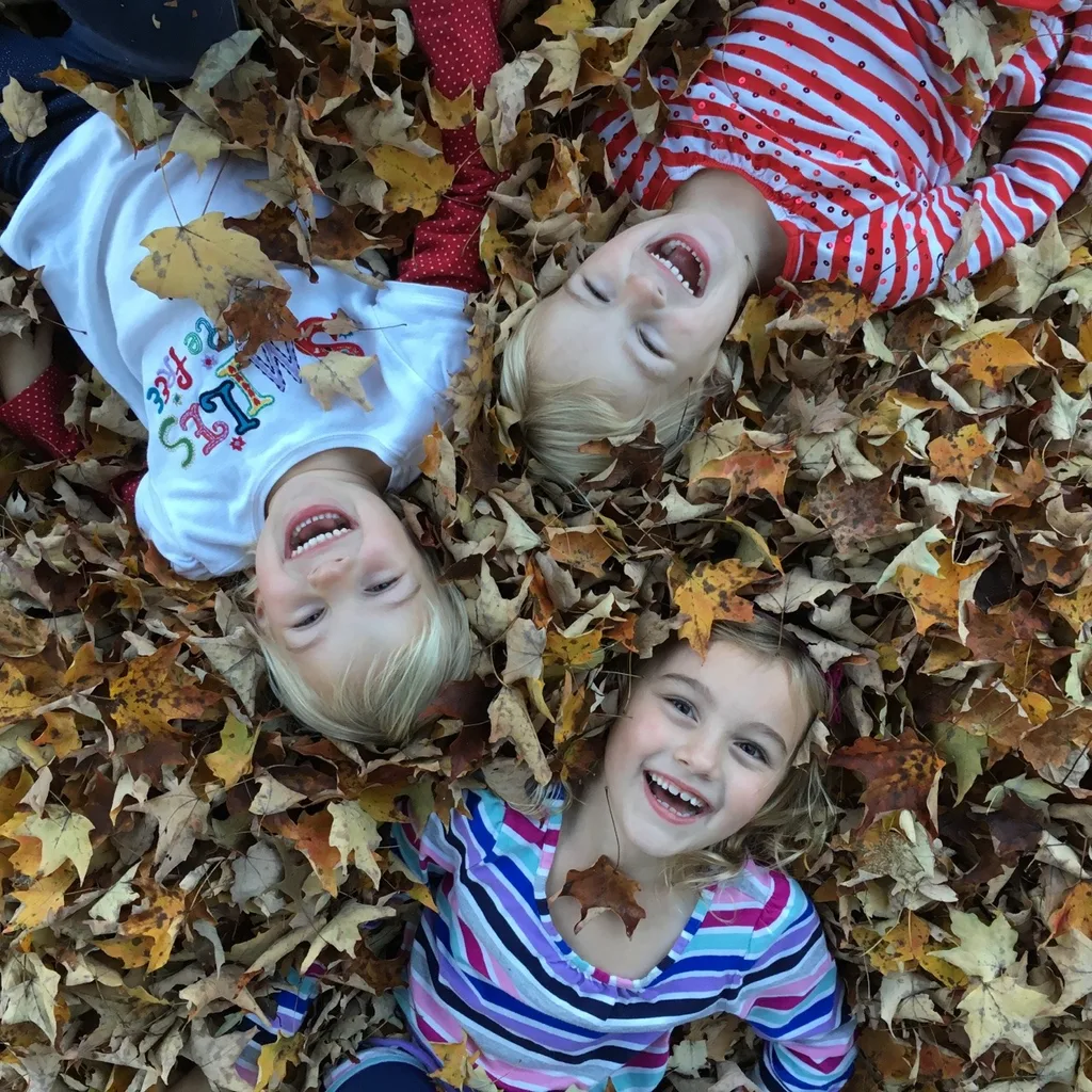 Fall leaves bring out the sillies.