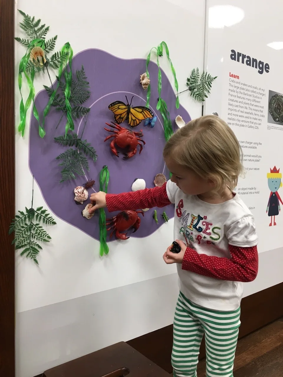 Thanks to the new interactive installations in the education center, the girls really enjoyed Wee Wednesday at the Art Museum this morning!