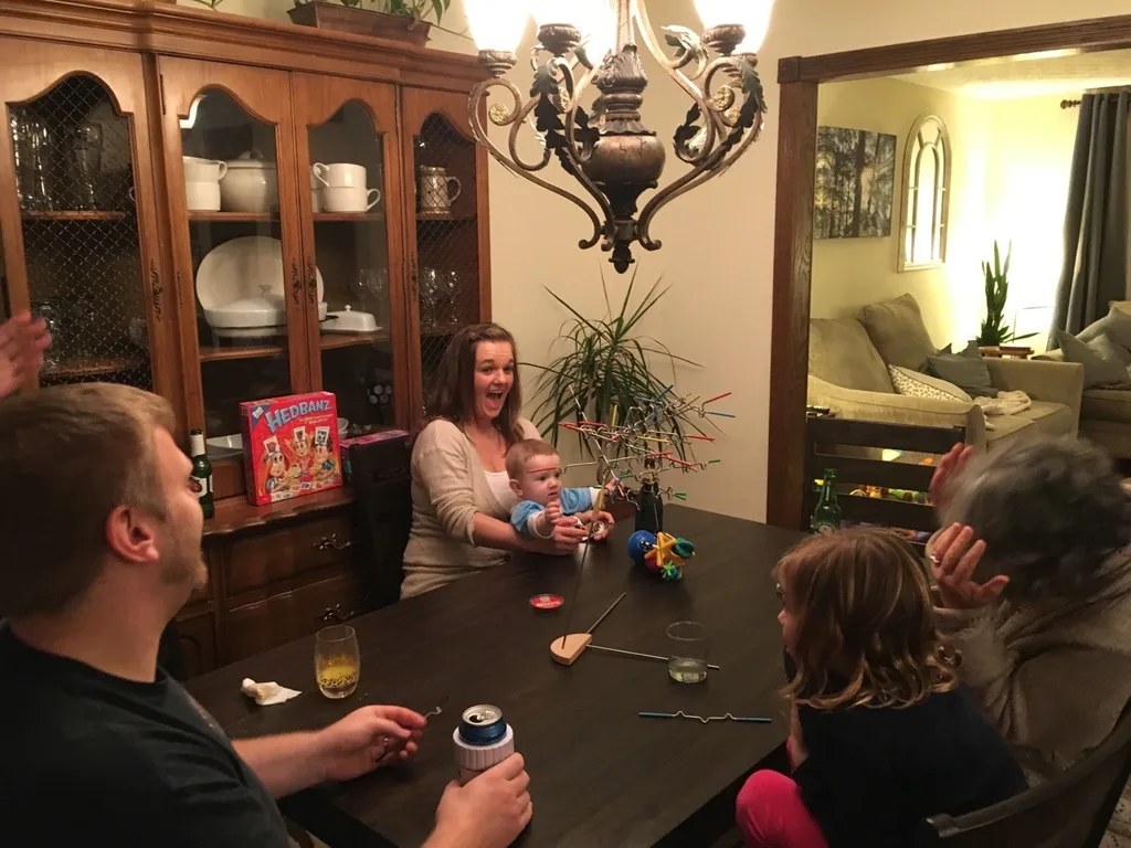 Now that Mel and Ron have Timmy, we got to start a new, family-friendly New Years Eve tradition: games and fun at their house!