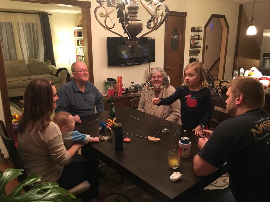Now that Mel and Ron have Timmy, we got to start a new, family-friendly New Years Eve tradition: games and fun at their house!