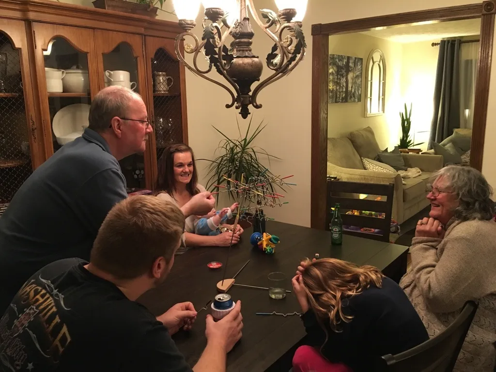Now that Mel and Ron have Timmy, we got to start a new, family-friendly New Years Eve tradition: games and fun at their house!