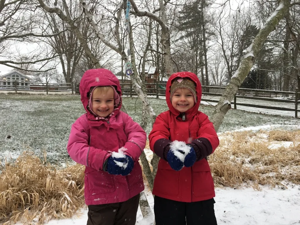 First snowfall of the year! Abby still had school, but had a full hour of outdoor fun in the afternoon with friends. Gwen and Josie played outside on three separate occasions!