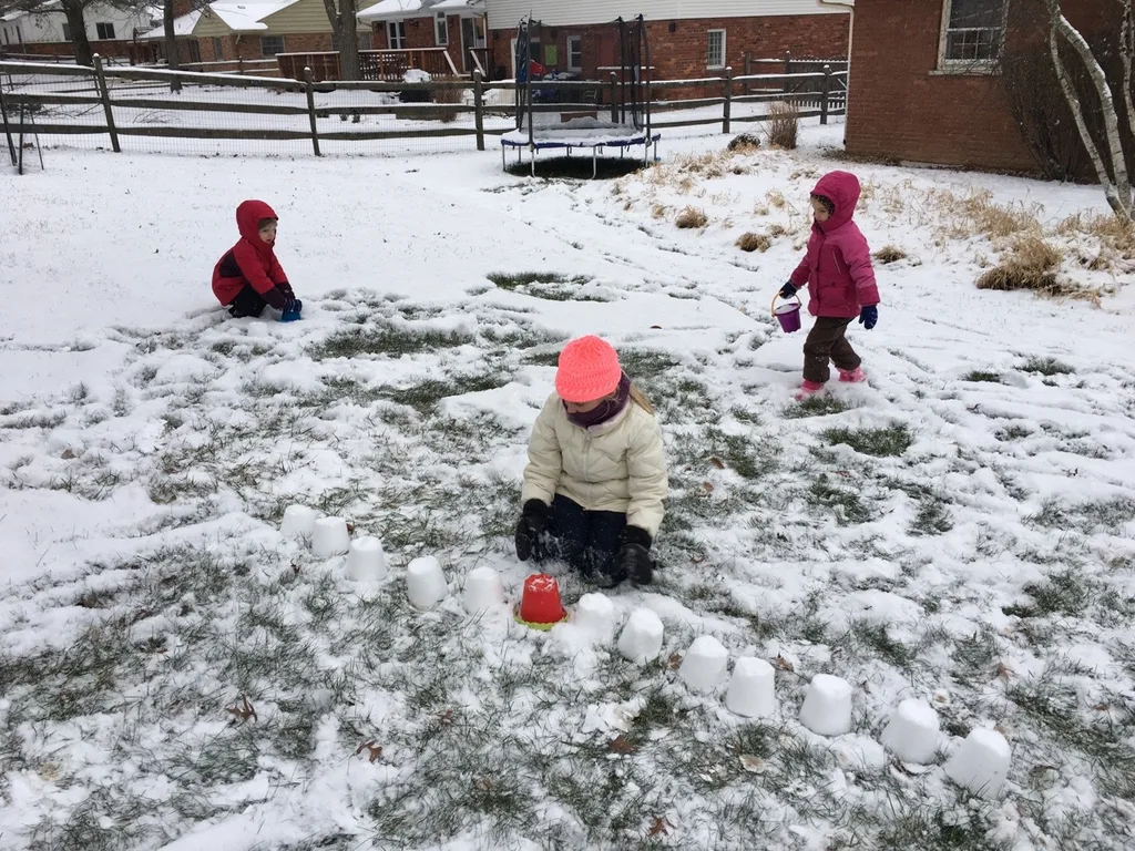 First snowfall of the year! Abby still had school, but had a full hour of outdoor fun in the afternoon with friends. Gwen and Josie played outside on three separate occasions!