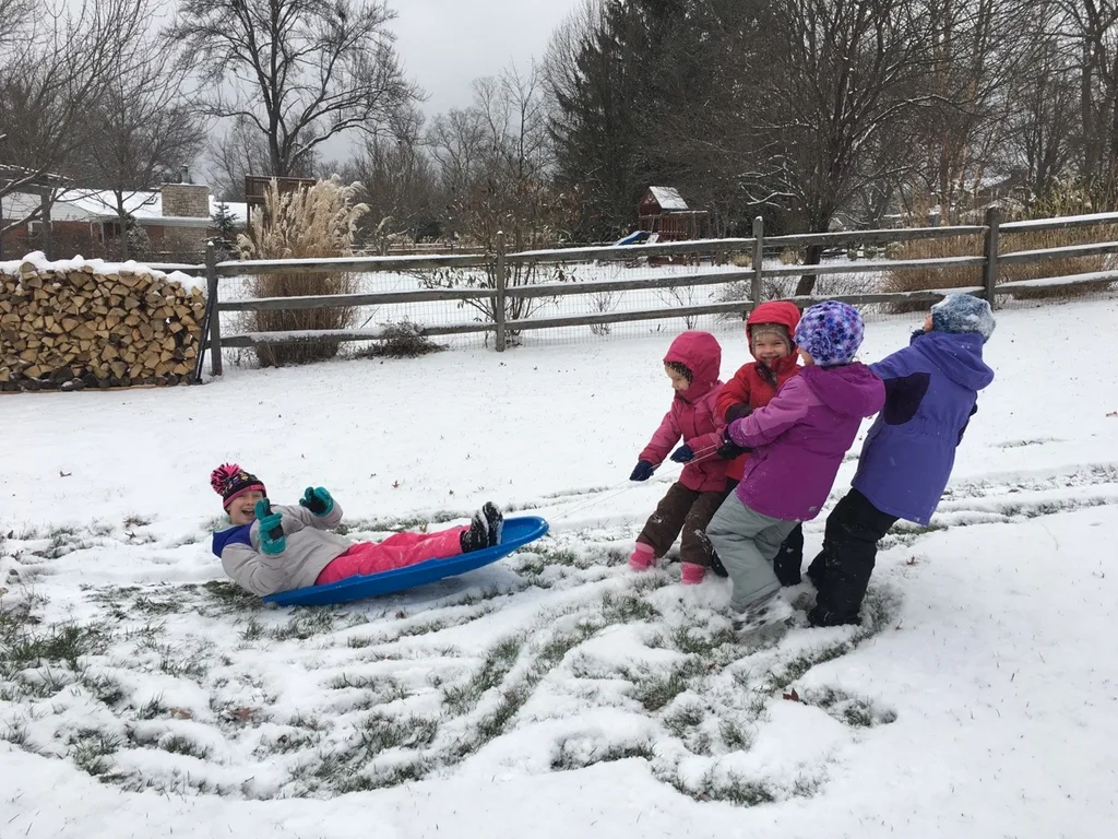 First snowfall of the year! Abby still had school, but had a full hour of outdoor fun in the afternoon with friends. Gwen and Josie played outside on three separate occasions!