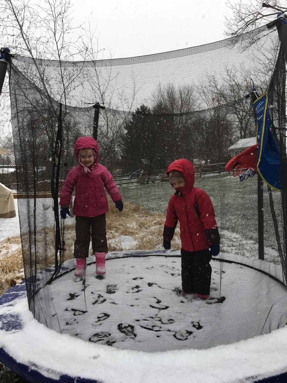 First snowfall of the year! Abby still had school, but had a full hour of outdoor fun in the afternoon with friends. Gwen and Josie played outside on three separate occasions!