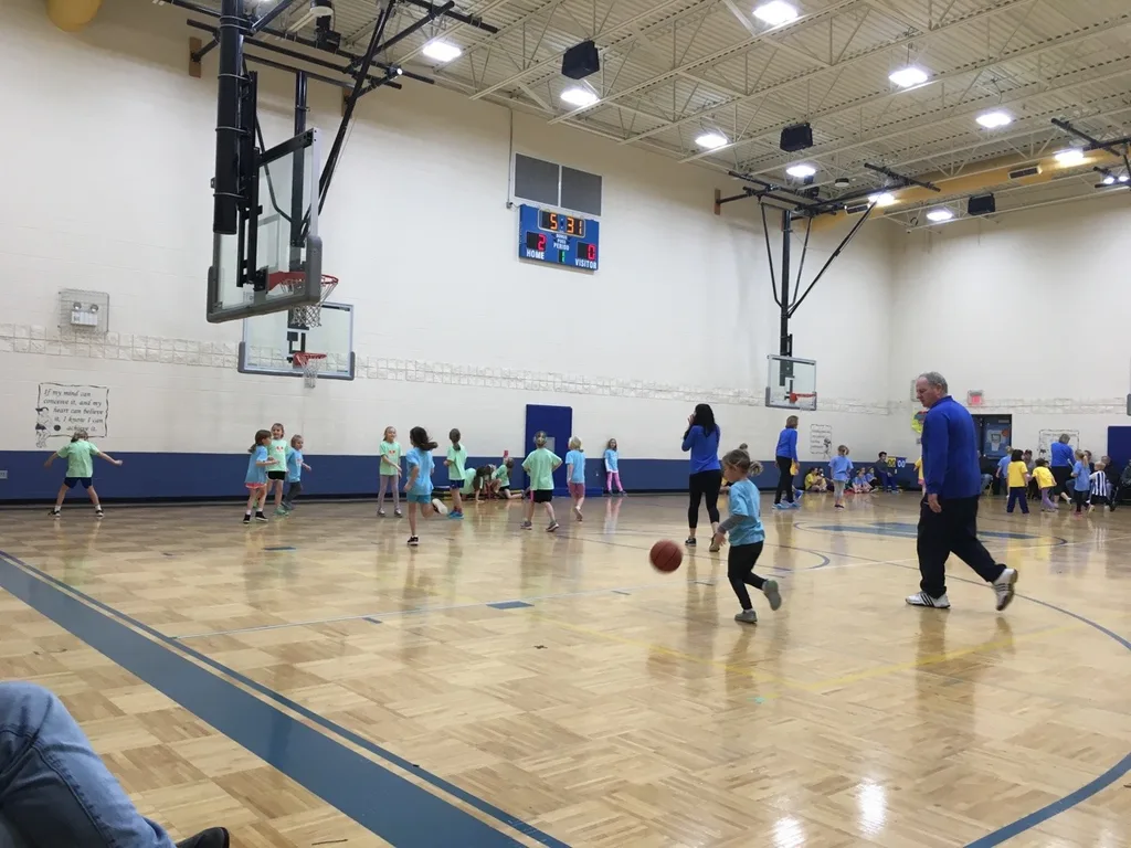First soccer, now basketball, and soon softball – our Abby likes team sports!