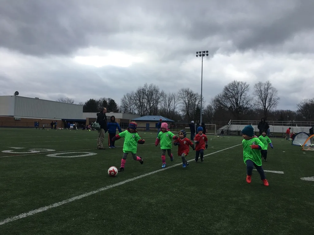 First soccer practice and game for Gwen and Josie today! These “Green Lizards” did a great job and “had so much fun!”