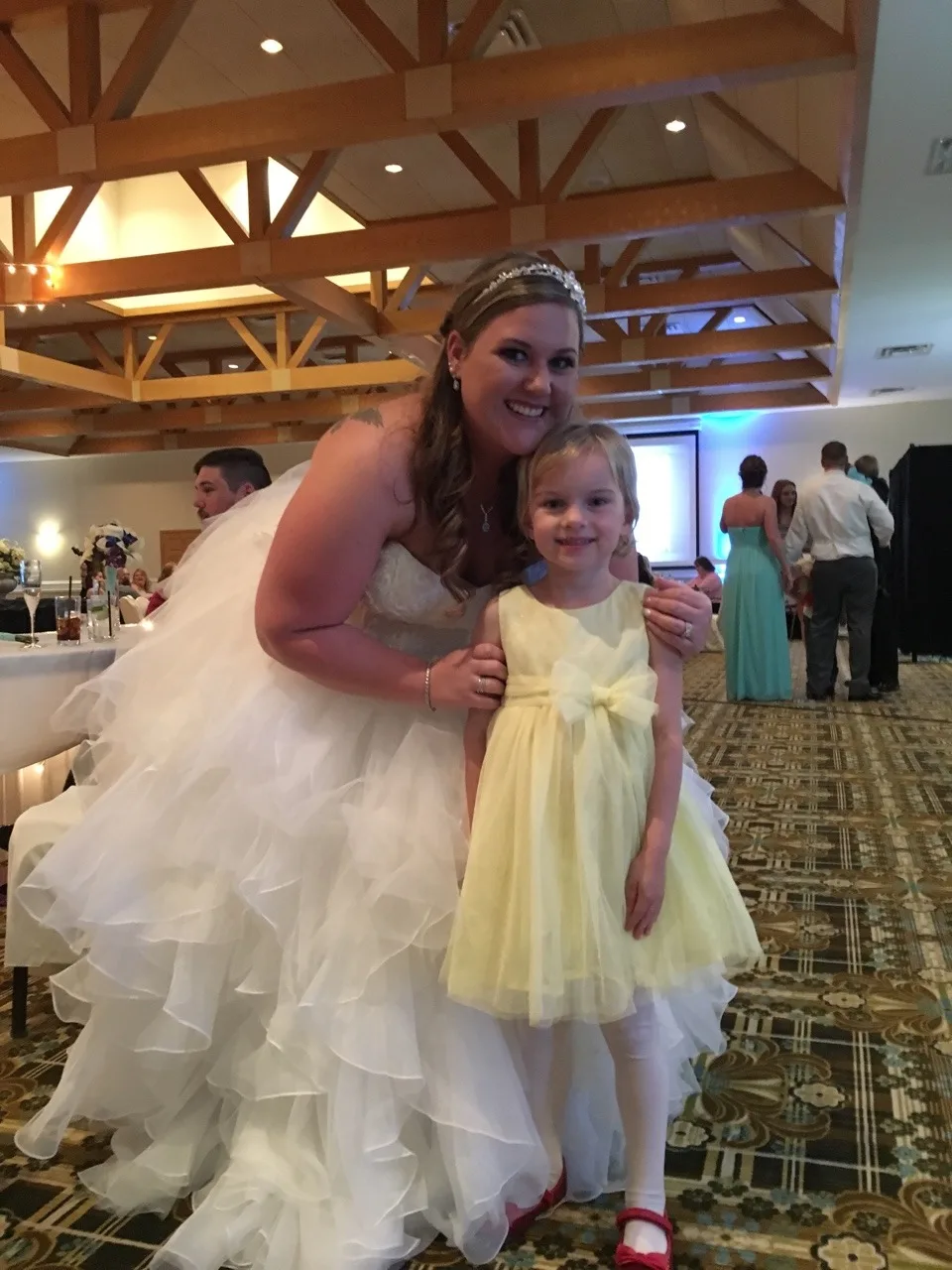These girls had so much fun celebrating Jenny and Austin’s wedding. On the way home, they said they liked dancing, the photo booth, and the cake smash best. I liked watching my girls having fun at a big family wedding much like I did as a child.