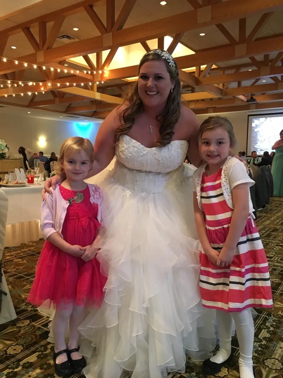 These girls had so much fun celebrating Jenny and Austin’s wedding. On the way home, they said they liked dancing, the photo booth, and the cake smash best. I liked watching my girls having fun at a big family wedding much like I did as a child.