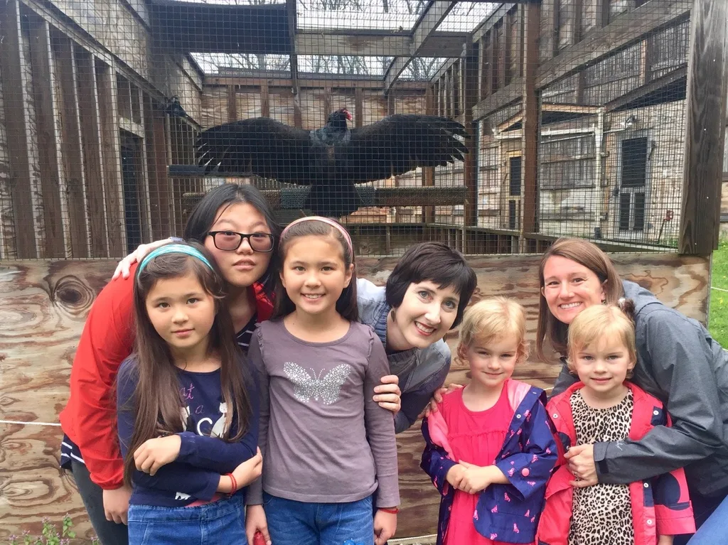 After touring Raptor Inc. yesterday with another set of identical twins, Gwen and Josie spent this morning playing a game called “nocturnal fraternal” twins with their dolls.