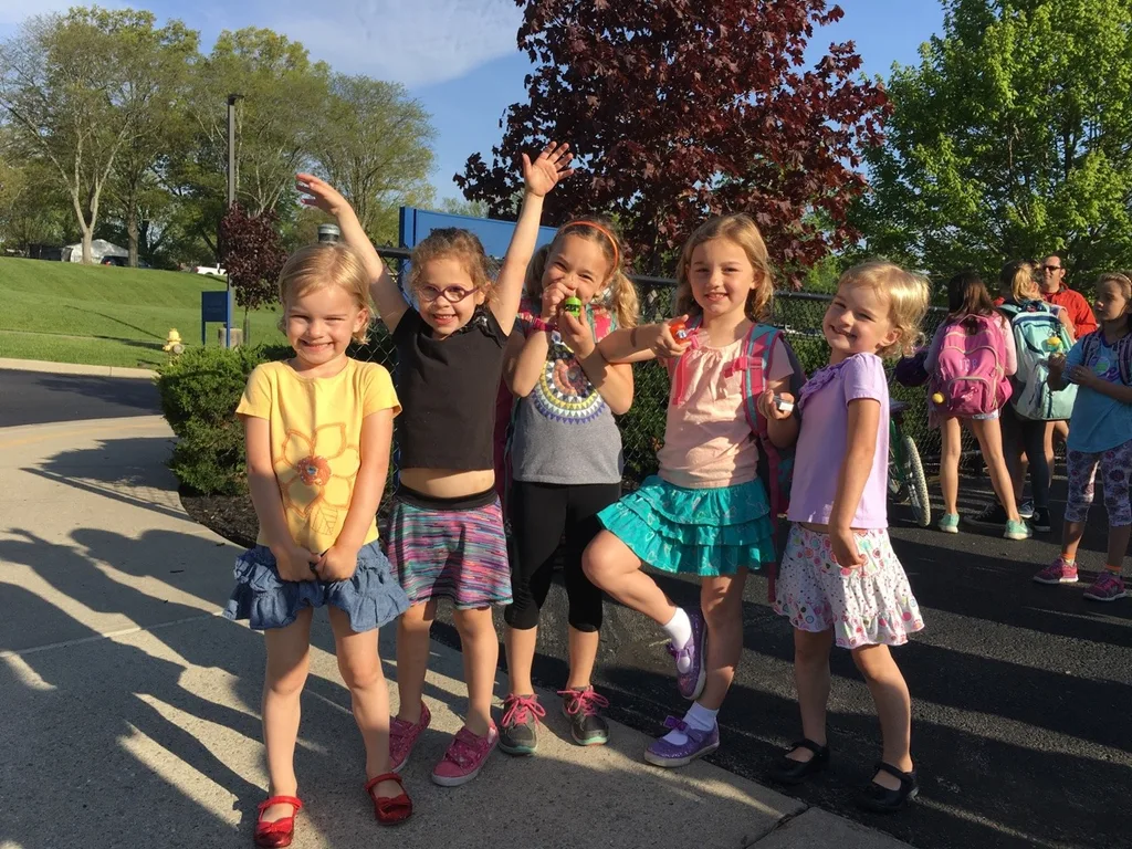 We had lots of fun walking with the Sammuts for Walk to School Day!